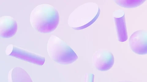 Abstract geometry shapes background, 3d rendering. Stock Footage 243633644