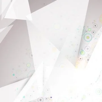 Abstract geometry technology background. Stock Illustration