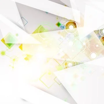 Abstract geometry technology background. 스톡 일러스트