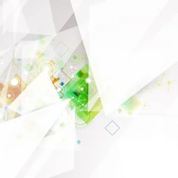 Abstract geometry technology background. Stockillustratie