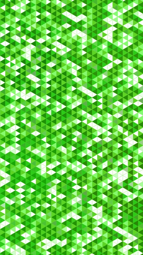Abstract geometry triangle green mosaic texture background pattern. Looped Stock Footage 284105118