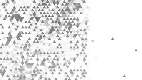 Abstract geometry triangle white and gray background. Loop animation Video stock 284104339