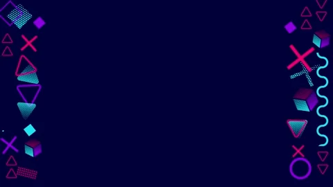 Abstract geometry video background Video stock 233552606