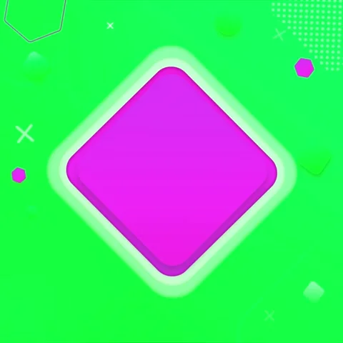 Abstract geometry video background square Stock Footage 219308280