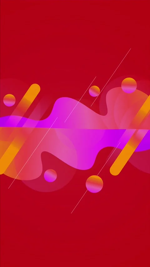 Abstract geometry video background vertical Stock Footage 220592950