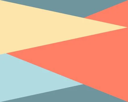 Abstract geomeyrical background horizontal multi colored triangles Stock Illustration