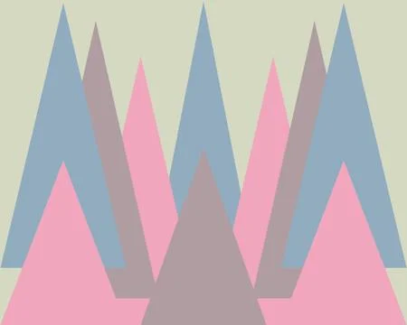 Abstract geomeyrical background vertical multi colored triangles Stock Illustration