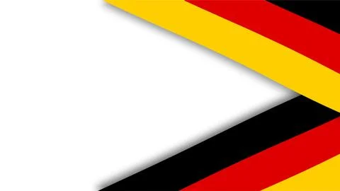 Abstract German flag background design with modern black red and gold layer.. Stock Illustration