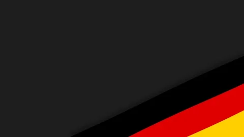 Abstract German Flag Diagonal Stripes On Dark Background Graphic Motion Loop. Stock Footage 344557352