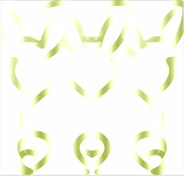 Abstract Ghost Angelic Figure Inspired Vector Multi Unique Minimal Abstract.. Stock Illustration