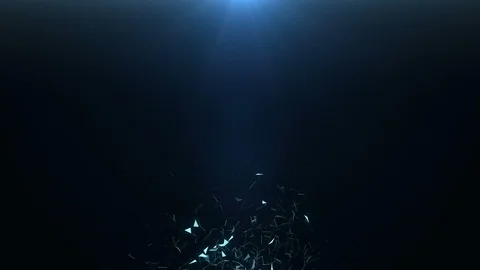 Abstract glass broken. Video stock 88657337