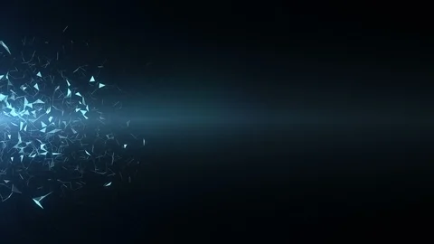 Abstract glass broken. Video stock 88657346