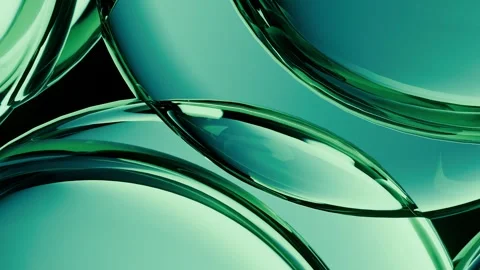 Abstract Glass Circle Background Stock Footage 335257161