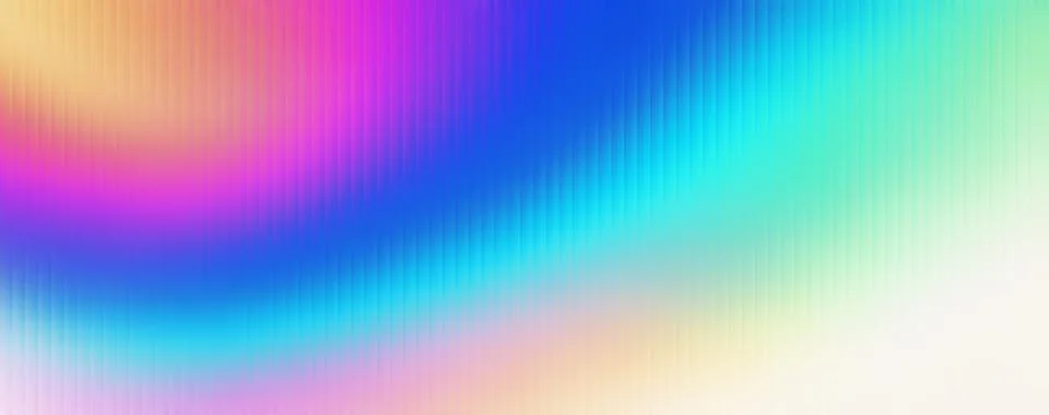 Abstract Glass Effect Background with Blue Pink Purple Cyan Green Glow Stock Illustration