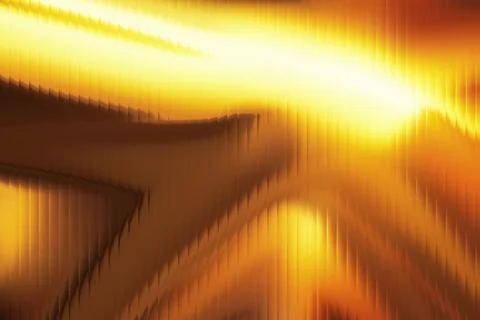 Abstract Glass Effect Background with Golden Yellow Orange Glow and Wavy Te.. Stock Illustration