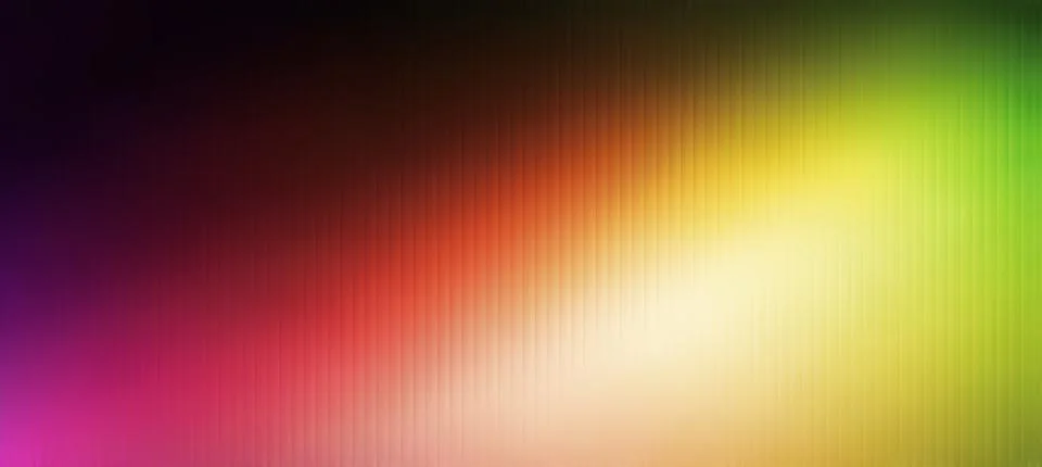 Abstract Glass Effect Background with Red Orange Yellow Green Glow Stock Illustration