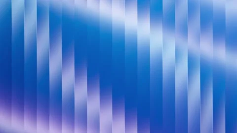 Abstract glass effect background with vertical blue and purple gradient stripes Video stock 331869538