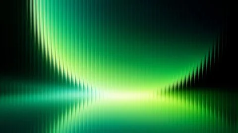 Abstract Glass Effect Green Lime Light Wave Grainy Texture Stock Illustration