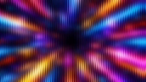 Abstract Glass Effect Multicolor Blue Pink Light Wave Grainy Texture Stock Illustration