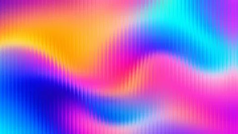 Abstract Glass Effect Multicolor Gradient Wave Grainy Texture Stock Illustration