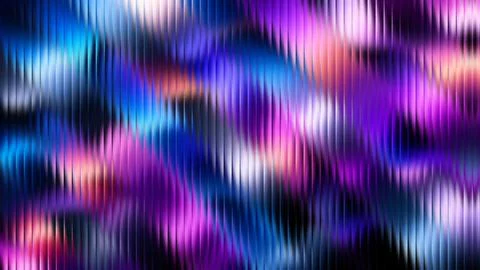 Abstract Glass Effect Multicolor Neon Light Wave Grainy Texture Stock Illustration