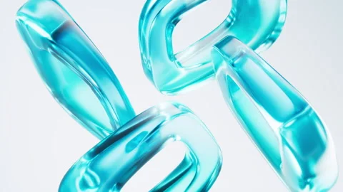 Abstract glass geometry background, 3d rendering. Stock Footage 330482079