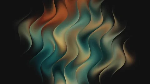 Abstract Glass Gradient Waves with Soft Blurred Flowing Stripes or Ribbons Stock Footage 339275239