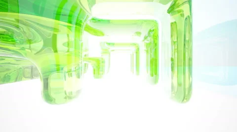 Abstract glass interior Stock Footage 46346298
