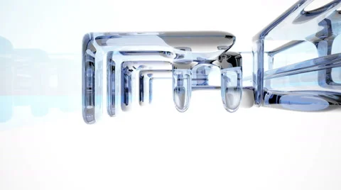 Abstract glass interior Stock Footage 49732162