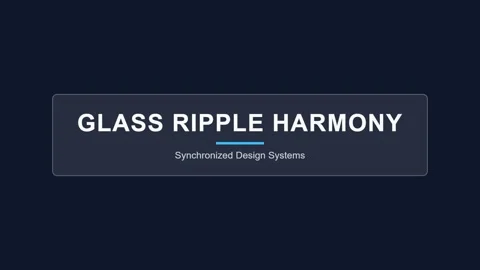 Abstract glass ripple harmony background for dynamic fluid dynamics motion .. Stock Footage 337655934