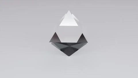 Abstract glass ruby Stock Illustration