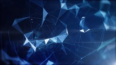 Abstract Glass Texture Motion, Plexus Network Connection Background 動画素材 316420604