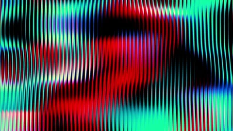 Abstract glass vibrant colorful gradient ripple texture holographic colors and Stock Footage 340580108