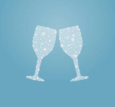 Abstract glasses Stock Illustration