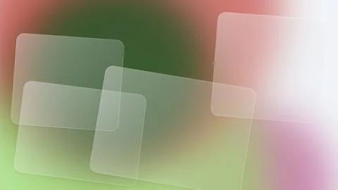 Abstract Glassmorphism Background with Frosted Translucent Rectangles on So.. Illustrazione stock