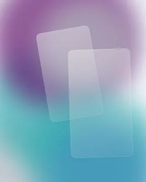 Abstract glassmorphism background with frosted translucent rectangles on pu.. Stock Illustration