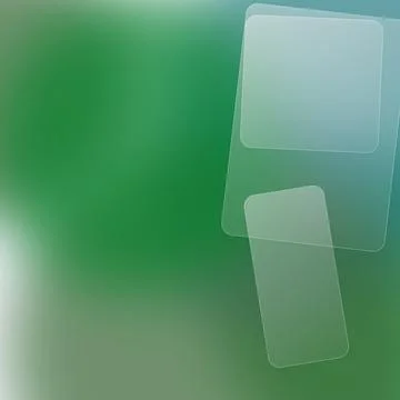Abstract Glassmorphism Background with Frosted Translucent Glass Shapes on .. Stock Illustration