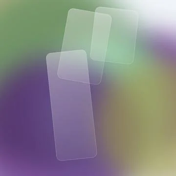 Abstract glassmorphism background with frosted translucent rectangles on co.. Stock Illustration