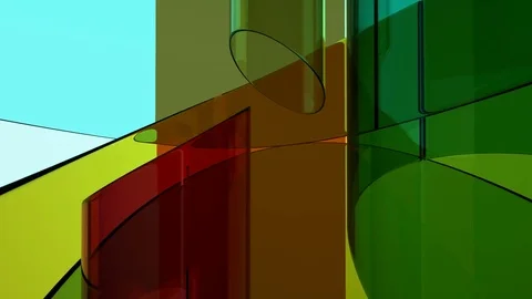 Abstract glassy background. Loopable Stock Footage 75885078