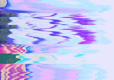 Abstract glitch background with damaged data error Stock Illustration