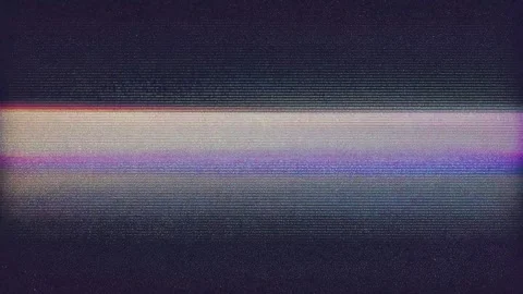 Abstract glitch background with horizontal neon static bands and scan lines.. Video stock 342046761
