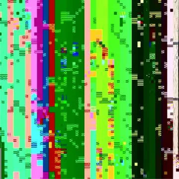 Abstract Glitch Background Stock Illustration