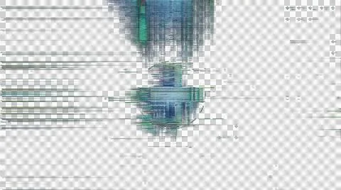 Abstract glitch background. Pixelated texture. Digital errors on the screen. Stockfoto's