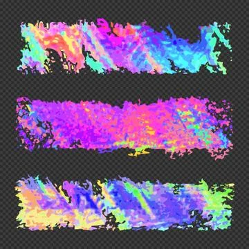 Abstract glitch design elements set . イラスト素材