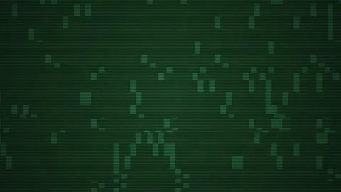 Abstract Glitch Effect with Digital Noise and Pixelated Patterns. Stock Footage 333914491