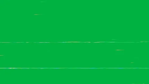 Abstract Glitch Effect featuring flickering lines on a green screen. Vídeos de archivo 278104241