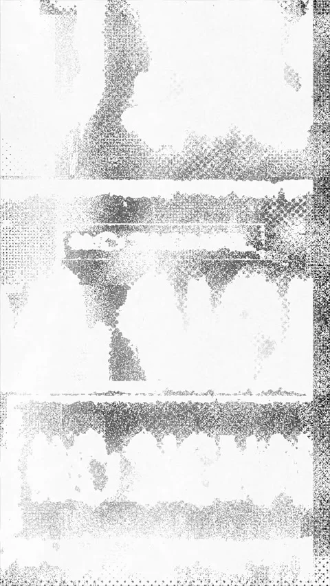 Abstract Glitch Effect With Monochromatic Noise And Distorted Visual Elemen.. Stock Footage 311788924