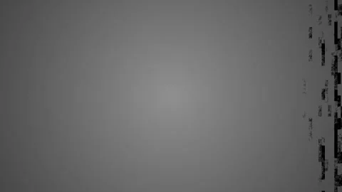 Abstract Glitch Effect Overlay with Pixelated Noise and Dark Background. Stock Footage 333914428