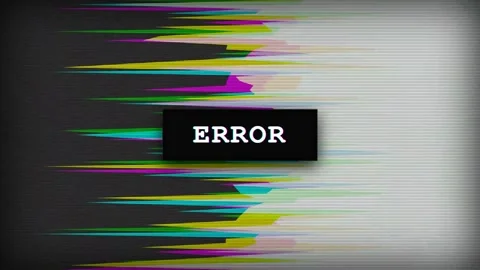 Abstract Glitch Error Background with Digital Distortion and Colorful Pixel Stock Footage 336617589