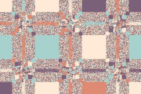 Abstract glitch field with broken grids and layered distortion. The grunge .. Stock Illustration